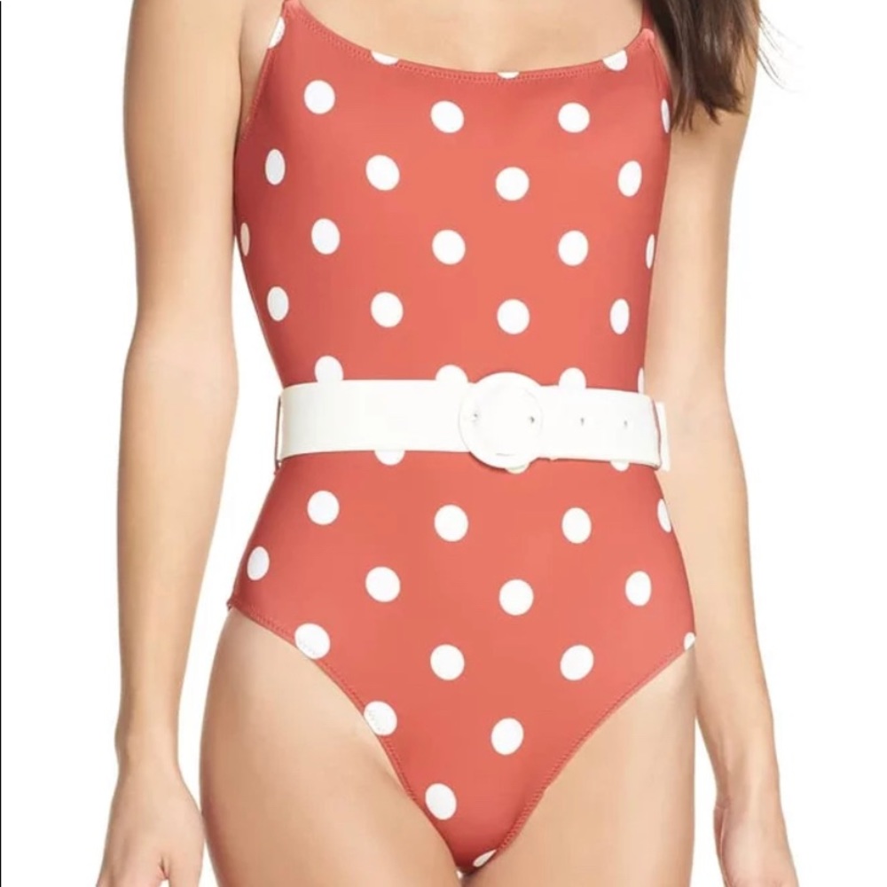Polka dot one piece